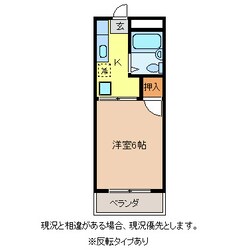 アイリス若里の物件間取画像